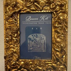 Beacon Ornate Gold Wood Frame Vintage